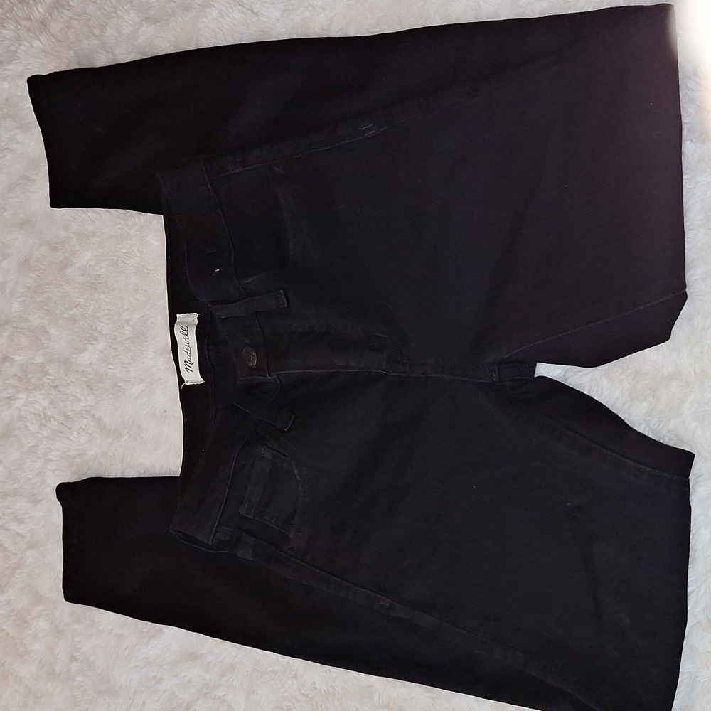 Madewell Roadtrip Size 24 Black Skinny - Picture 1 of 8